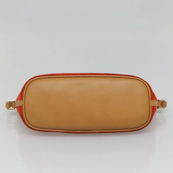 GUCCI Accessory Pouch Suede Orange 039 1103 Auth - Picture 9 of 16
